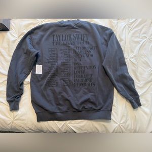 Taylor Swift Blue Crewneck Sweatshirt